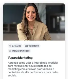 Curso IA para Marketing de Thaís Maia na plataforma Inner AI