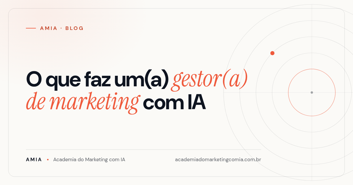 Gestor de marketing com IA